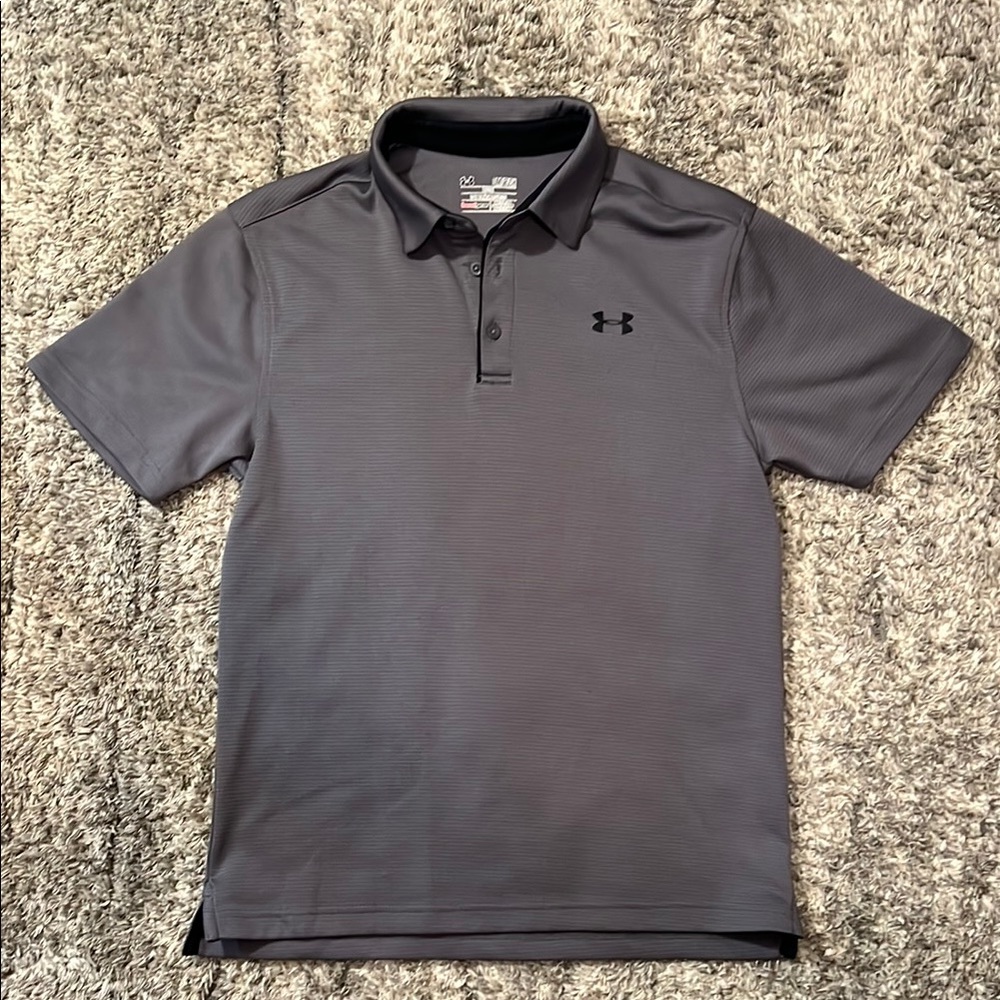 Under Armour Gray Performance Polo Shirt